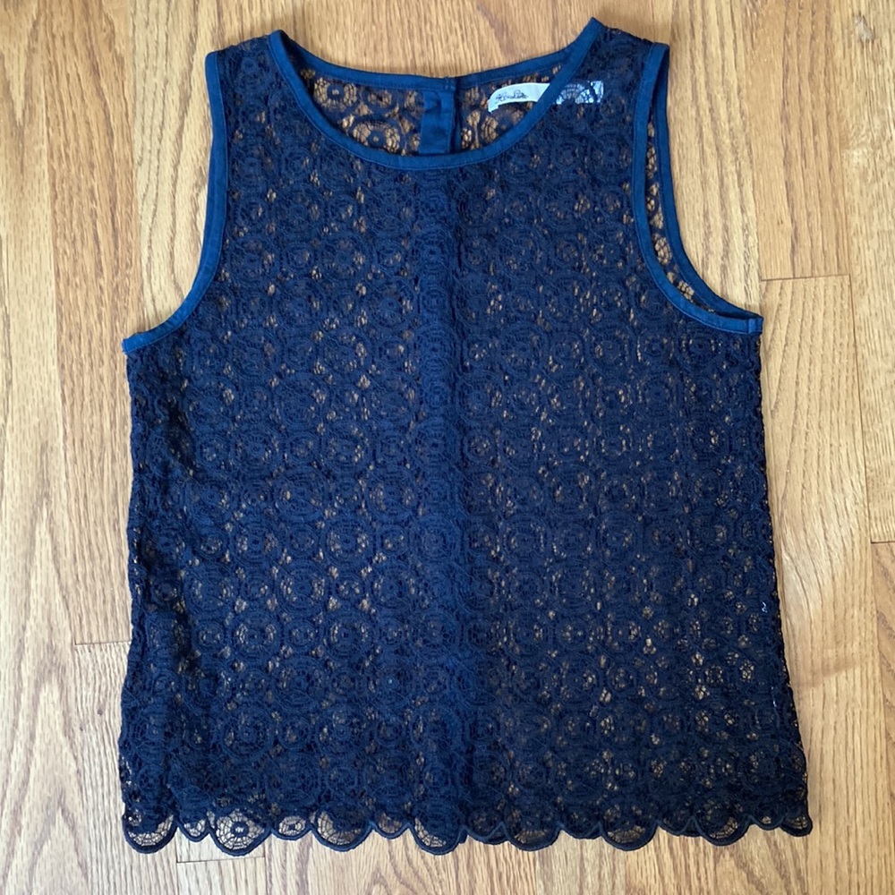 Madewell Hi-Line Lace Top